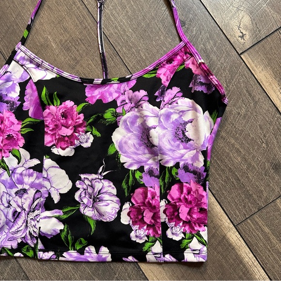 Victoria’s Secret Racerback Floral Crop Tank - Picture 3 of 7